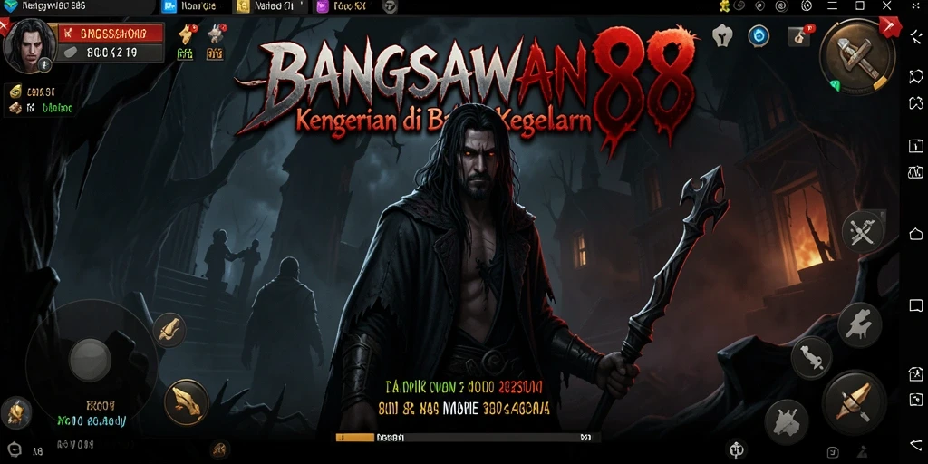 Tampilan menakutkan dari gameplay BANGSAWAN88 yang mendebarkan.