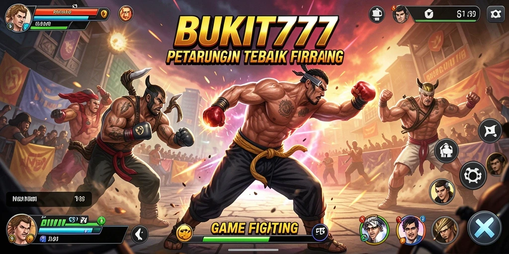 Tangkapan layar BUKIT777 menampilkan aksi pertarungan yang mendebarkan.