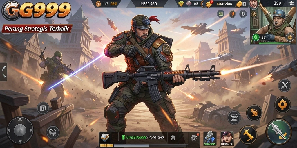 Tampilan gameplay GG999 yang mendebarkan dalam TPS.