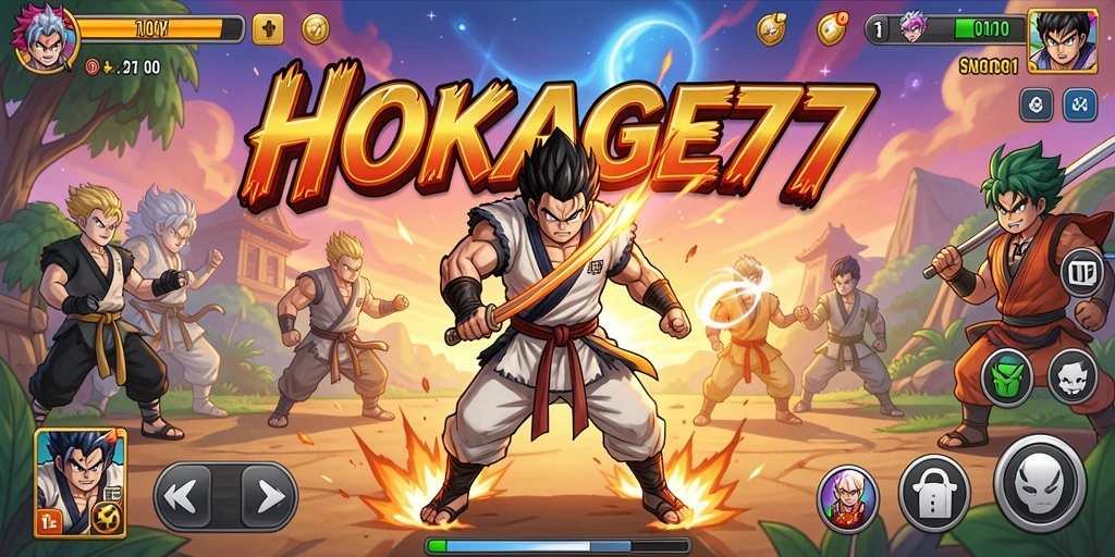 Tampilan gameplay HOKAGE77 yang seru dan menarik.