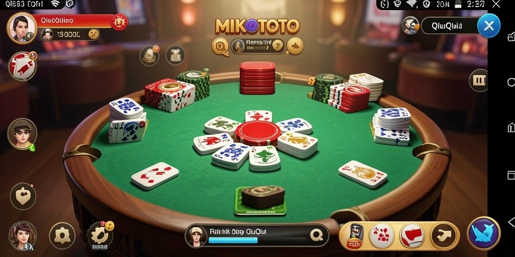 Tampilan gameplay QiuQiu yang menarik di MIKOTOTO.