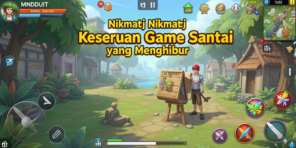 Screenshot utama MNDUIT menampilkan gameplay seru dan grafis menarik.