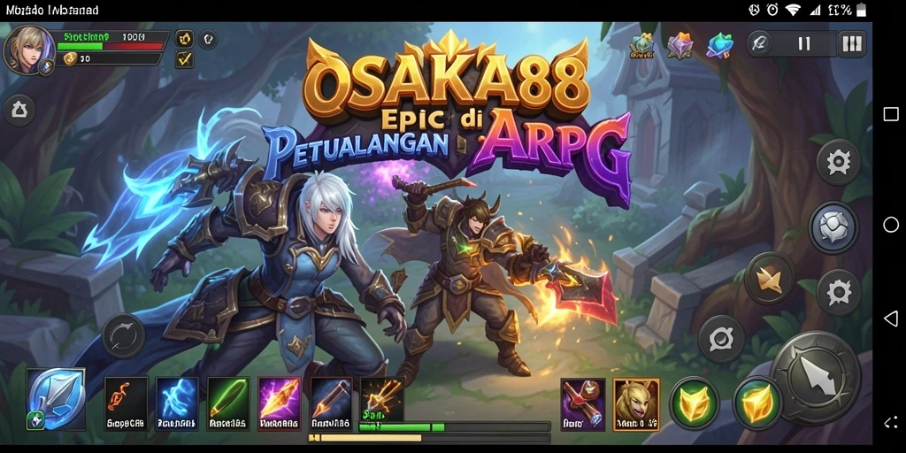 Tampilkan aksi seru dalam gameplay ARPG OSAKA88.
